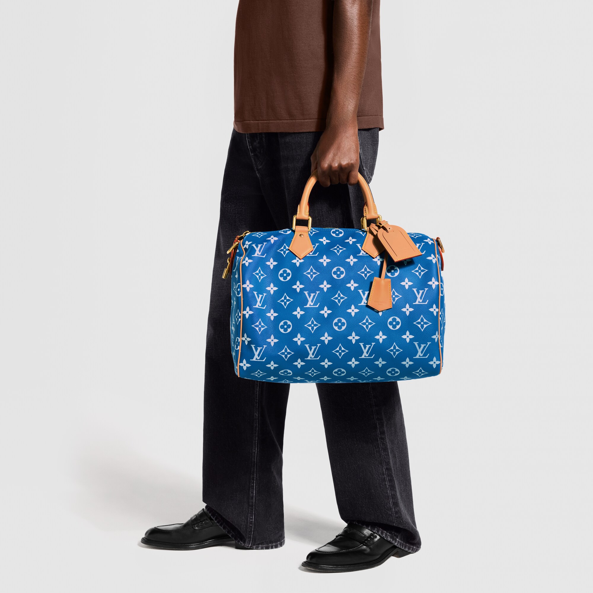Speedy P9 40 Bandoulière de Couro com Monogram H40 - Bolsas e